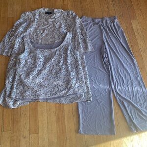 3 piece dressy pantsuit